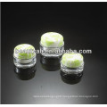 15ml 30ml 50ml 100ml Dark Green Grain Pattern Cosmetic Round Acrylic Jars